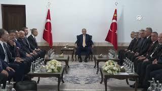 President Erdogan meets with representatives of the Iraqi Turkmen Community