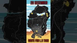 26 December 2024 - Route for L S Tags #gta5 #gta5 #gta #gaming