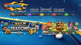 pool academy animated cue level max,