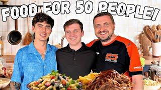 Food For 50 People | Max's Graduation