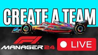 REGENTSRACING RETURNS! F1 Manager 24 Create A Team RTG... LIVE!