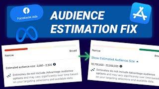 Fix Audience Size Issues in Facebook App Promotion Campaigns: iOS 14+ Solution