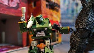 Look my Hologram，World Premiere MS-Toys Hound [Transformers Stop Motion Animation]