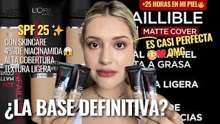 Una base con NIACINAMIDA y SPF 25 Probamos la nueva INFALLIBLE 32H Matte Cover | Stephanie Soria