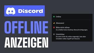 Discord Unsichtbar Machen - Offline anzeigen (2024)