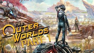 THE OUTER WORLDS Gameplay Walkthrough Part 1 No Commentary - Low Intelligence Run (#OuterWorlds)