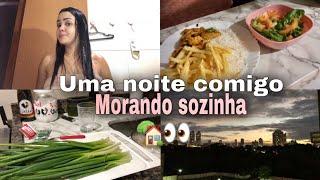 VLOG: UMA NOITE COMIGO MORANDO SOZINHAFiz a janta