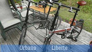 Zizzo Folding Bicycle Review & comparison of the Urbano & Liberte models folding bikes (20" wheels)