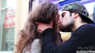 Как легко поцеловать девушку _ Kissing Prank on Russia