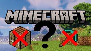 Can you Beat Minecraft WITHOUT Mining or Crafting?