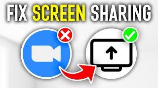 How To Fix Zoom Screen Sharing Not Working On Mac