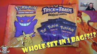 Whole Set in 1 Bag!? Pokémon Trick or Trade BOOster Pack Opening! (Pokemon TCG Opening)