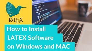 How to download and Install Latex| Miktex on Windows 10 and Mac