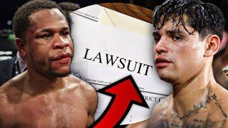 Devin Haney FILES LAWSUIT Against Ryan Garcia For B4TTERY!!!