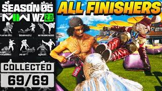 ALL 69 Finishing Moves in Modern Warfare 2 | ALL Warzone 2 Executions (Standing, Prone, & Downed)