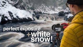 PERFECT Exposure & White Balance For Winter Landscape Photography