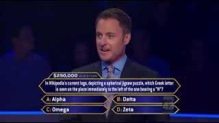 Tony Hightower's $250,000 Question - Millionaire