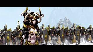 THE EMPIRE vs DARK ELVES - Total War: WARHAMMER 2 Cinematic Battle