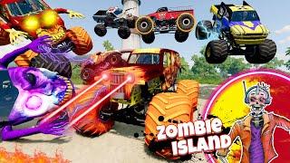 Monster Jam Zombie Island Compilation #16 | Racing, Freestyle, and High Speed Jumps