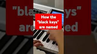 How the Black Keys are Named