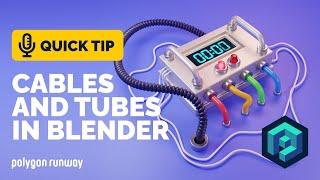 Cables and Tubes Tutorial in Blender 2.92 | Polygon Runway