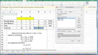 Linear Programming Problem Solution