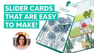 How to Make 4 Beautiful Interactive DIY Slider Cards