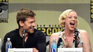 Nikolaj Coster-Waldau & Gwendoline Christie Funny Moments