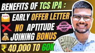 Crack TCS IPA EXAM | No delay in TCS offer letter | Joining Bonus 40k to 60k | EASY EXAM