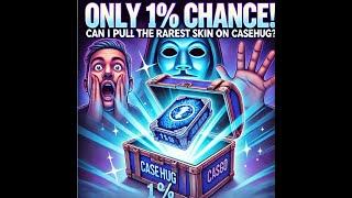 Only 1% Chance! Can I Pull the RAREST Skin on Casehug? 