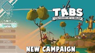 TABS NEW CAMPAIGN Gameplay! (Totally Accurate Battle Simulator New Update Campaign Gameplay Part 1)