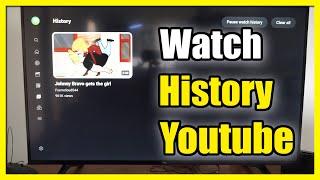 How to View Your Watch History On Youtube App TV (Fast Tutorial)