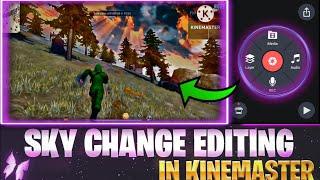 How to remove sky in free fire montage | sky replacement in free fire | ff sky change in kinemaster