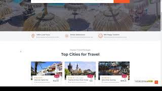 Travlio - Travel Booking WordPress Theme hotel reservation Website Builder