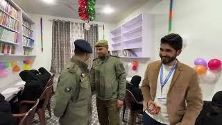 Dy SP HQ, SHO Kishtwar inaugurate Library, Smart class room at Furqan Academy High School Kishtwar