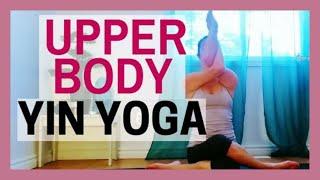 30 min Yin Yoga for Beginners - Yin for Neck, Shoulder & Upper Back Tension Relief