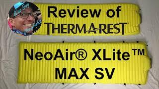 Thermarest NeoAir XLite MAX SV Review