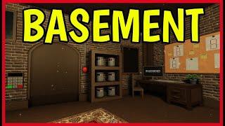 Roblox ESCAPE ROOM THE BASEMENT Walkthrough [ By @Danieldenipol ]