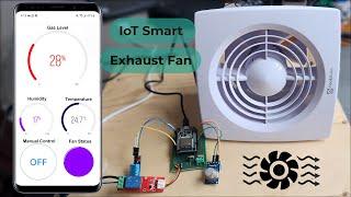 IoT Smart Exhaust Fan - ESP32 Based Monitoring & Control