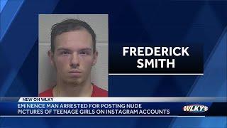 Eminence man charged after allegedly posting nude photos of underage girls online