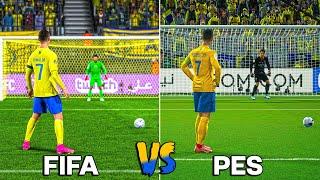 CRISTIANO RONALDO Penalty Kicks | FIFA vs PES From 2005 to 2024