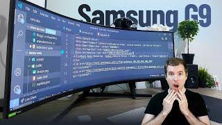 Does a bigger monitor make you a better developer? | Samsung Odyssey G9