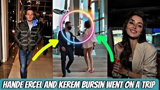 BOMB! Kerem Bursin and Hande ercel left for a trip to see their child in the new year.