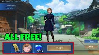 HOW TO GET FREE JUJUTSU KAISEN SKINS AND CLAIM DIAMONDS USING THESE NEW TRICKS FOR ALL MLBB PLAYERS