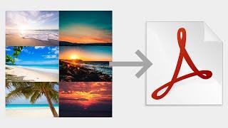 How to convert a JPG or PNG image to PDF in Windows 10