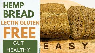 GUT HEALTHY - Hemp & Almond Flour Bread (Lectin Free Bread Recipe) Gluten Free Easy Protein Rich