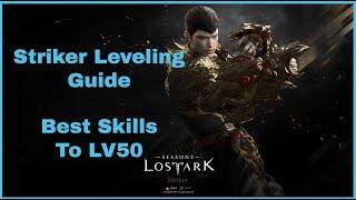 Lost Ark Striker Leveling Guide & Build | Recommended Mobbing & Leveling Skills With Explanation