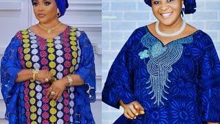 Fashionable African trends of boubou gowns styles for ladies/Robes boubou pour belles dames