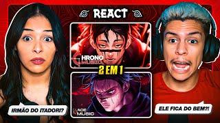 2 EM 1: CHOSO (Jujutsu Kaisen) - Chrono & Ace | [Casal Jounin React] 