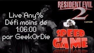 Speed Game : Resident Evil 2 sera-t-il terminé en moins de 1h06 ?